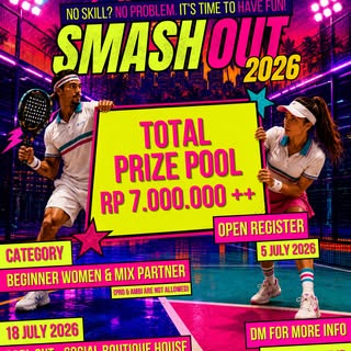 Event Smash Out 2026 di Padl Out